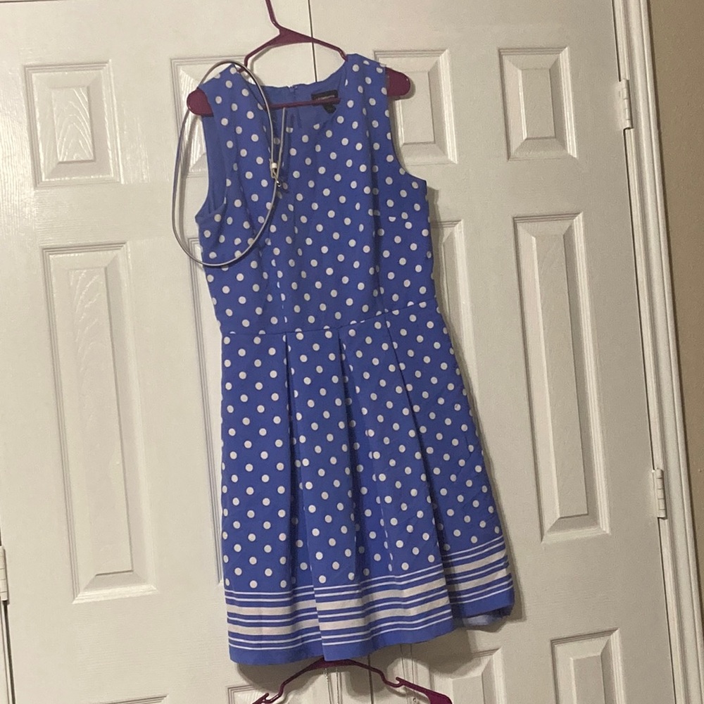 Pinup dress with polka dots with a petticoat